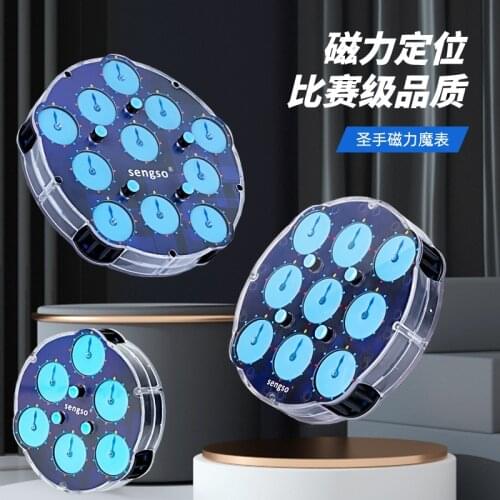 CubeIn & AJ Bombax Ceiba 4x4 Curvy Dinominx Cube Stickerless/Black Cubo Magico Cube Educational Toy Gift Idea