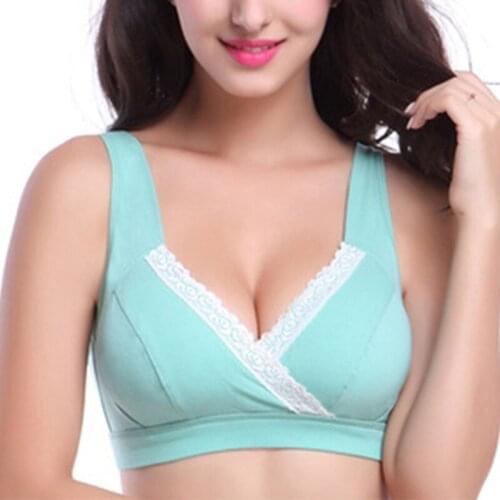 Lace Breastfeeding Maternity Nursing Bra for Feeding Sleep Bra Clothes for Pregnant Women Cotton Pregnancy Underwear Bras