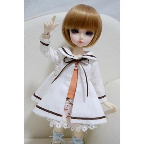 [wamami] 124# White 3pcs Dress/Clothes/Outfit 1/4 MSD 1/6 SD AOD BJD Dollfie