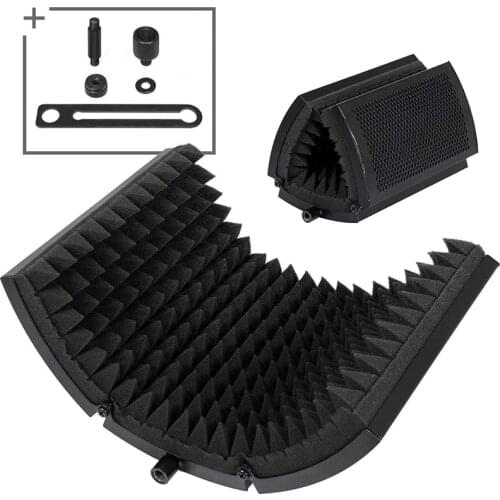 MAONO Microphone Isolation Shield Foldable Acoustic Foams Panel Microfono Accessories For Podcast Studio Mic