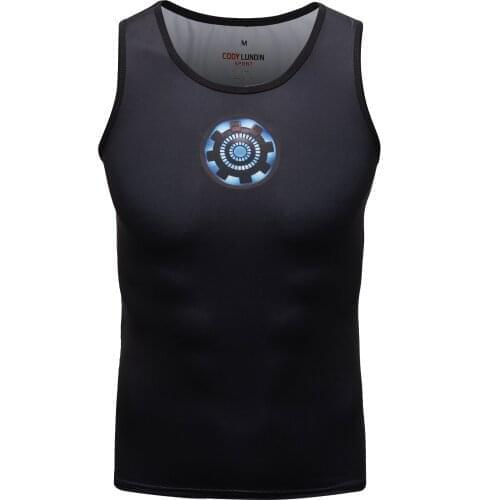 2021 New Full Digital Print shirt 3D Top Sport Tank Top Compress Design High Quality Fabric