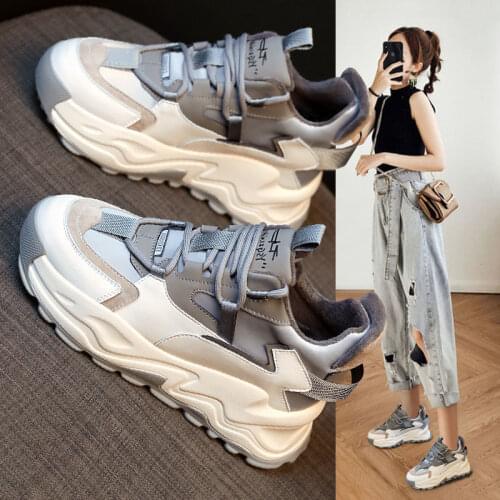 Dad Shoes Womens Shoes Ins Trendy 2021spring and Autumn New Popular Internet Hot Sports Casual Shoes
