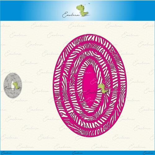 Oval stripe frame metal cutting dies 2021 new diy mould Scrapbooking Paper Making Embossing tools die cuts crafts dies molds