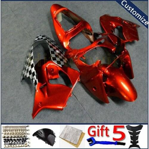 Motorcycle plastic cover For ZX9R 2002 2003 ZX-9R 02 03 ZX 9R ABS Plastic Bodywork Set Custom orange