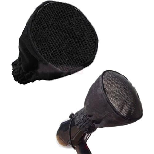 Professional Hairdressing Foldable Canvas Black Universal Hair Dryer Sock Diffuser Travel Wind Blower Attachment Cover