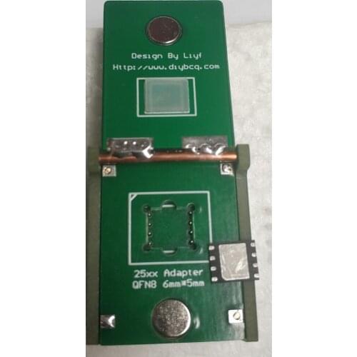 QFN8 Clamshell Burning Seat WSON8 6mm*5mm QFN8 WSON8 DIP8 Turn DIP8