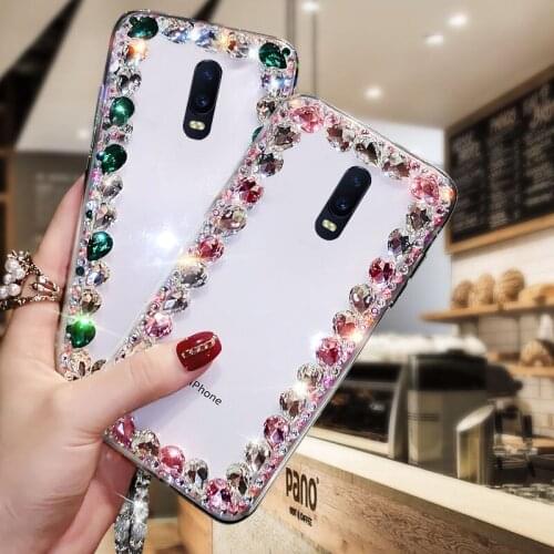 Luxury Diamond Transparent TUP Anti-fingerprint Mobile Phone Case For oppo R17/R17Pro