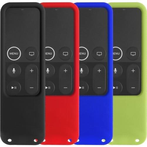 Silicone Shockproof Remote Control Case Protective Cover For TV 4th/5th Gen TV Remote Protection Sleeve Dust-proof
