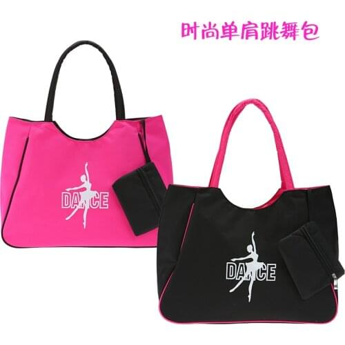 Dance package adult children diagonal cross-large shoulder yoga bag female canvas backpack sports bag