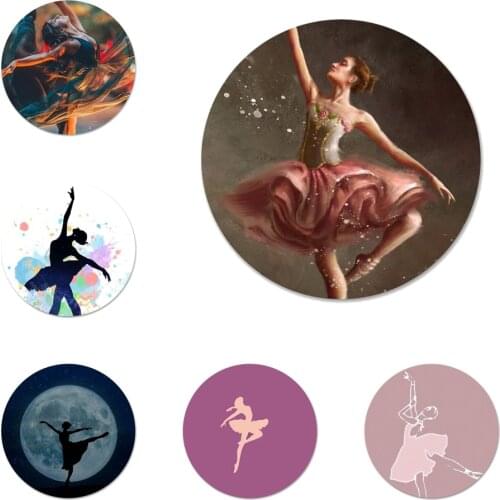 Ballerina girl dancing Badge Brooch Pin Accessories For Clothes Backpack Decoration gift
