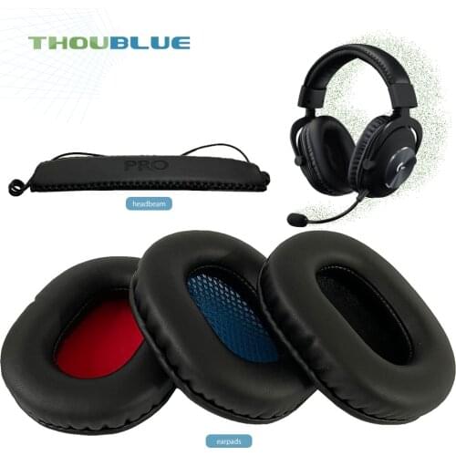 THOUBLUE Replacement Ear Pad For Logitech G Pro X Earphone Memory Foam Cover Earpads Headphone Earmuffs Sleeve