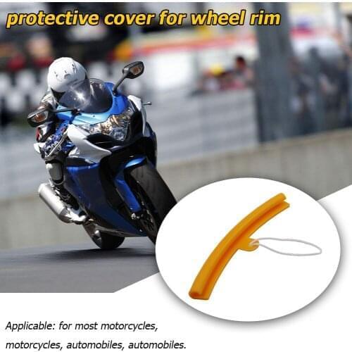 Universal Portable Wheel Rim Protector Tyre Remove Guard Edge Protection Tire Changing Tool with Cords for Car Motorcycle Bike