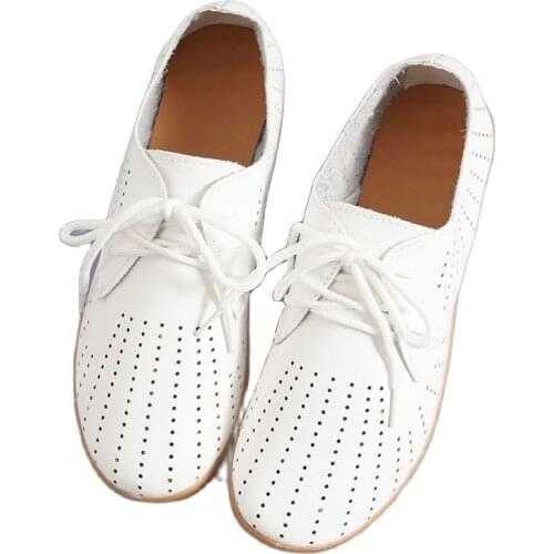 Tennis Shoes For Women Breathable Sneakers 2021 Autumn Sports Comfy Leather Jogging Trainers Female Soft Zapatos De Mujer