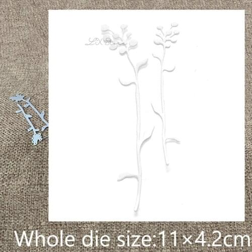 XLDesign Craft Metal Cutting Die stencil mold 2pcs berries branch decoration scrapbook Album Paper Card Craft Embossing die cuts