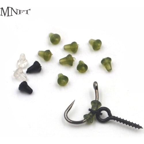 MNFT 300Pcs Hook Stop Rubber Stoper Carp Fishing Terminal Tackle Pop Up Set Beads accessories