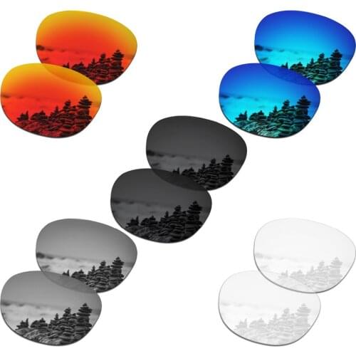 SmartVLT 5 Pairs Polarized Sunglasses Replacement Lenses for Oakley Garage Rock - 5 Colors