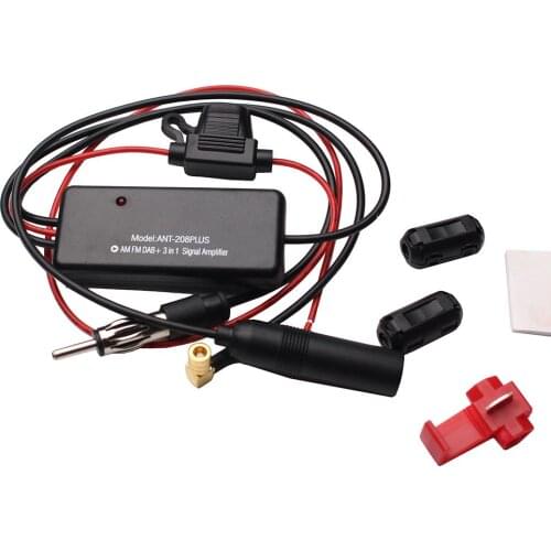 Auto antena gps ANT-208PLUS Universal DAB FM AM Car Antenna Radio Signal Amplifier Booster антена для телефона gps module