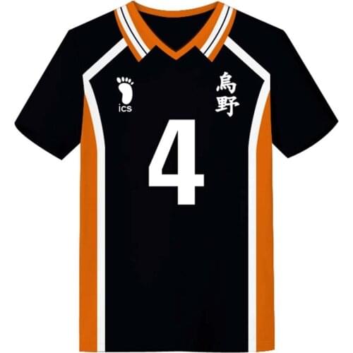Haikyuu Yu Nishinoya T Shirt Black Summer Casual Cotton Short Sleeve Shirt Graphic Tee