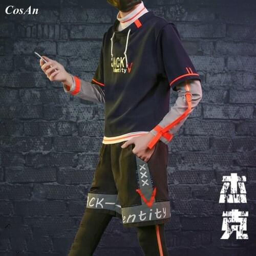 Hot Game Identity V Jack Cosplay Costume The Ripper Handsome Sweatshirt Daily Waer Uniforms Activity Party Role Play Clothing