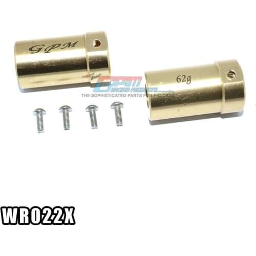 GPM BRASS REAR KNUCKLE ARMS For AXIAL RR10 BOMBER RC Upgrade
