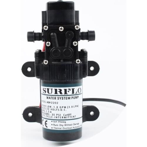 KDP-2204 DC 24V electric membrane water pump 2.6L/min 5.5bar Compact Automatic Demand Diaphragm Pump