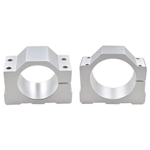 Motor Bracket Aluminum Alloy Clamp Mounting Bracket Shaft Spindle Motor Mount Base Holder Support 45--65mm