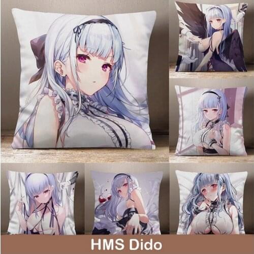 Hot Anime Azur Lane HMS Dido Game Cartoon Peach Skin Dakimakura Plush Stuffed Throw Pillow Bed Sofa Cushion Cosplay Gift