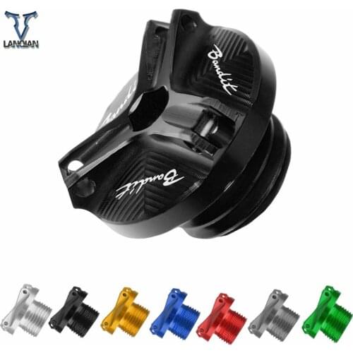 For SUZUKI BANDIT 1200 1250 1250S Motorcycle Accessories Aluminum Motorbike Engine Oil Cup Plug Sump Cap Cover Engine Moto