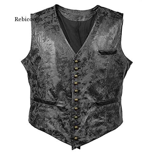 Man Retro Faux Suede Vest Fashion Warm Slim Vneck Winter Male Outwear Vest Single Breasted Clothing