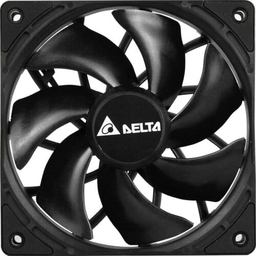 DELTA AK-12B Desktop Computer Case Fan PWM 120MM,Super Silent,Water Cooling Air Fan,White,Black
