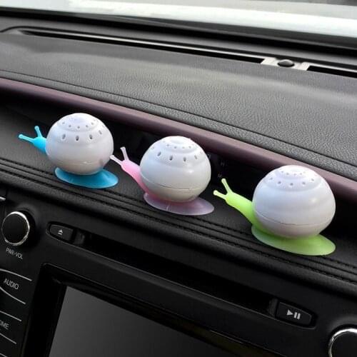 Car perfume freshener solid snail fragrance car decoration wardrobe bedroom home interior car deodorization and purification