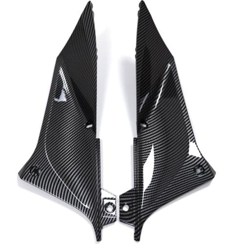Pair Carbon fiber Air Duct Side Cover Fairing Cowling Motorcycle For Yamaha YZF R1 2002-2003