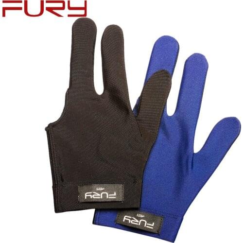 Fury Gloves Non-slip Breathable Professional Billard Gloves Three-fingers Advanced Lycra Fabric Billiards Accessories