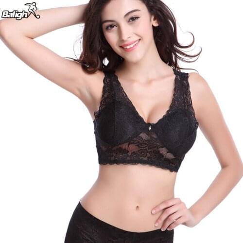 Sexy Womens Yoga Sports Bras Quick Dry Leisure Lace Vest Crop Top Sleep Padded Bra A