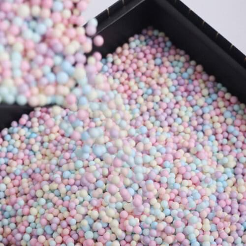 4-6mm Foam Balls Craft Bubble Ball Gift Box DIY Small Tiny Foam Beads Ballon Foam Filler Party Decor 1 bag/10g