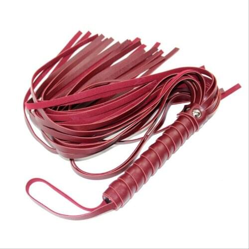 Spanking PU Leather Bondage Whip With Sword Handle Lash Fetish Flogger Horse Adult BDSM Slave Sex Toys For Couples Women S0205