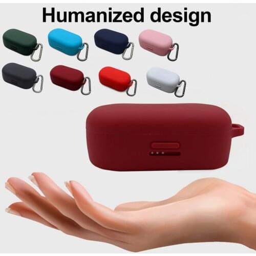 Silicone Protective Cover Wireless Bluetooth Headset Cover Protective Case With Anti-lost Buckle For Bose Quiet Comfort Earbuds