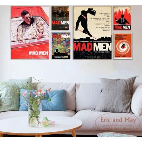 Mad Men Tv Series Show Poster And Print Wall Art Canvas Pictures Painting New Nordic Style Decorations For Home Decor Quadro