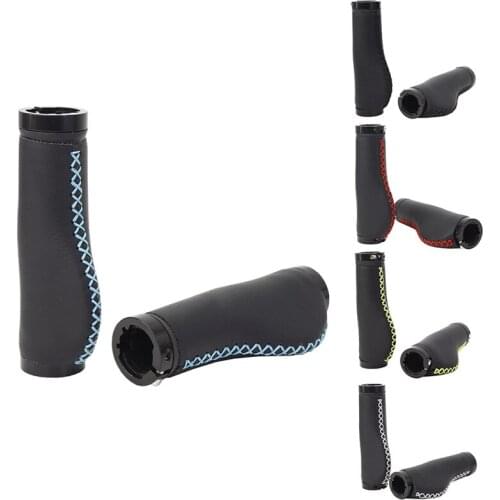 Fiber Leather Fixed Gear Fold Mountain Bike Scooter MTB Bicycle Handlebar Cover Handle Grips Bar End Non-Slip