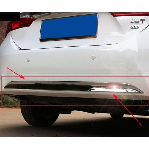 High quality ABS Chrome Rear Grille Around Trim Front bumper Around Trim Racing Grills Trim For Toyota Corolla c12
