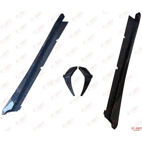 Z-ART OEM carbon fiber side chin for LP740 carbon fiber side skirts for Aventador S carbon fiber side spoiler