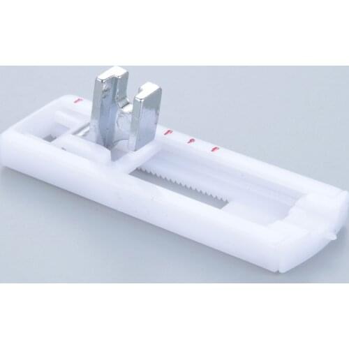 1pc Keyhole Presser PVC Household Sewing Electric Machine Part Four-step Locking Buttonhole Foot Snap Tool CY-7302L 65mm Hicello