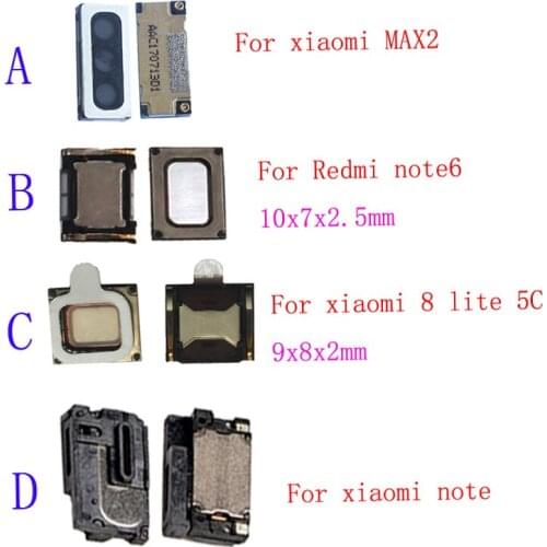10Pcs Earpiece Ear Piece Speaker For Xiaomi Mi MAX2 Max 2 8lite 8 Lite 5C Note Hongmi Note6 6 Redmi Sound Earphone Receiver