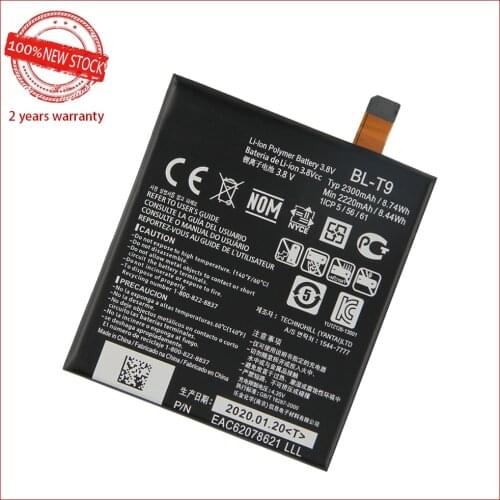 100% Original 2300mAh BLT9 BL-T9 Battery For LG Google Nexus 5 LG D820 D821 E980 Phone High quality Battery With Tracking Number
