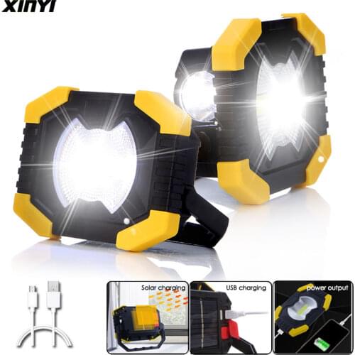 100W LED Work Light USB Rechargeable Solar energy led Light Built-in Battery Spotlight Flashlight Lantern,Outdoor Camping Lamp