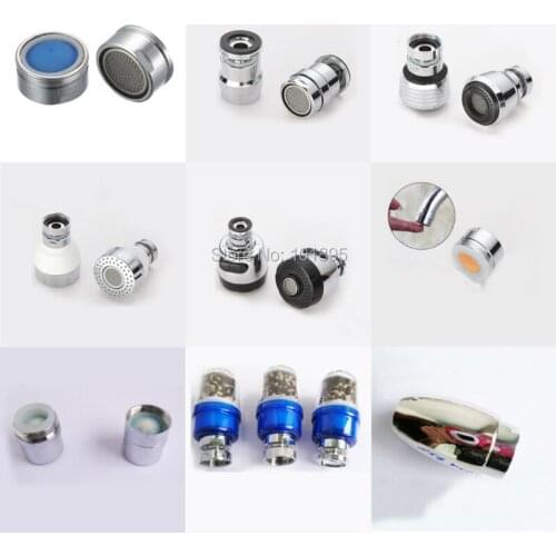 5 Pieces in Lot Silver Color Faucet Aerator 10 Models Female and Male Thread of Aerator