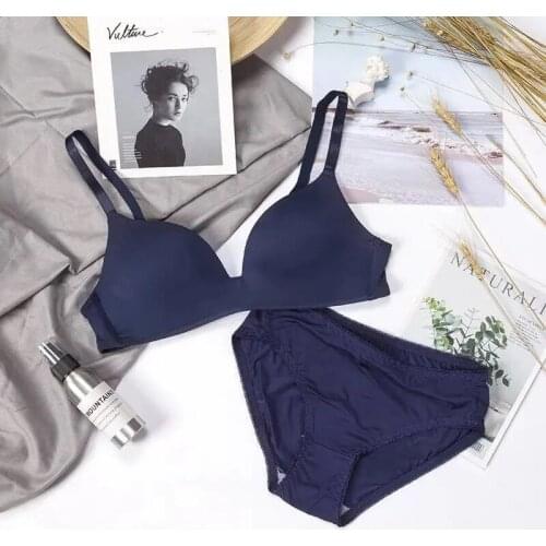 Sexy Bra Sets Women Seamless Bralette Wireless Breathable Underwear Lingerie Set Biquini Ensemble Bra Panty Ropa Interior