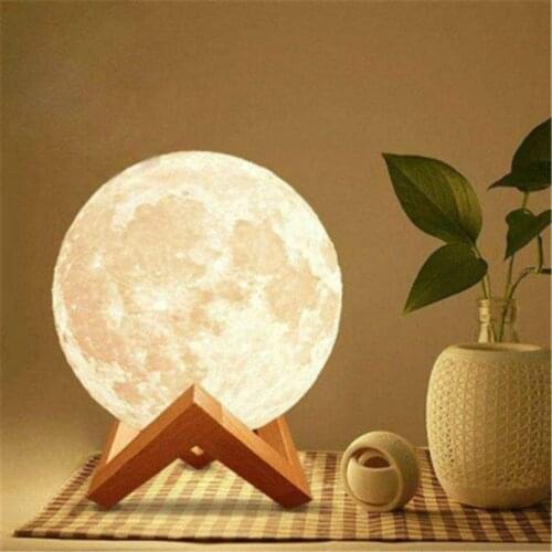 Childrens Night Light 3D Moon Toy Lighting Projector Print Starry Lamp Bedroom Decoration Sky Night Lights