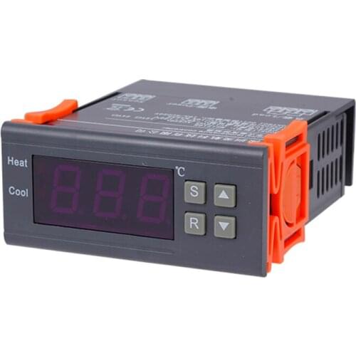MH1210B AC220V Digital Thermostat Electronic Temperature Control Table Refrigeration Heating Controller Thermal Regulator