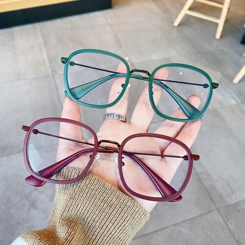 2020 Fashion Irregular Metal Frames Computer Glasses Frame Women Men Anti-Blue Light Eyeglass Blocking Glasses Optical Spectacle